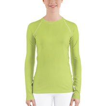 Load image into Gallery viewer, Women&#39;s Sun &amp; Rash Guard - Key Lime - Green Cross Clothing,  - Apparel, Clothing, T-shirts, Accessories, Wristbands, Green Cross Clothing - GreenCrossClothing.co, Green Cross Clothing - GreenCrossClothing.co