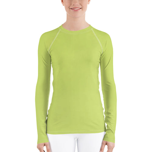 Women's Sun & Rash Guard - Key Lime - Green Cross Clothing,  - Apparel, Clothing, T-shirts, Accessories, Wristbands, Green Cross Clothing - GreenCrossClothing.co, Green Cross Clothing - GreenCrossClothing.co