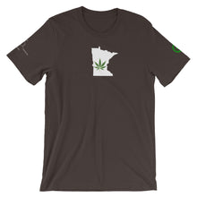Load image into Gallery viewer, CBD T-Shirt - Minnesota - Green Cross Clothing, State T-shirt - Apparel, Clothing, T-shirts, Accessories, Wristbands, Green Cross Clothing - GreenCrossClothing.co, Green Cross Clothing - GreenCrossClothing.co