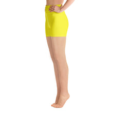 Load image into Gallery viewer, Yoga Shorts - Meyer Lemon - Green Cross Clothing,  - Apparel, Clothing, T-shirts, Accessories, Wristbands, Green Cross Clothing - GreenCrossClothing.co, Green Cross Clothing - GreenCrossClothing.co