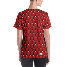 Load image into Gallery viewer, Women&#39;s T-shirt - Red Dragon - Green Cross Clothing,  - Apparel, Clothing, T-shirts, Accessories, Wristbands, Green Cross Clothing - GreenCrossClothing.co, Green Cross Clothing - GreenCrossClothing.co