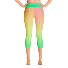 Load image into Gallery viewer, Yoga Capri Leggings - Fresh Melon - Green Cross Clothing,  - Apparel, Clothing, T-shirts, Accessories, Wristbands, Green Cross Clothing - GreenCrossClothing.co, Green Cross Clothing - GreenCrossClothing.co