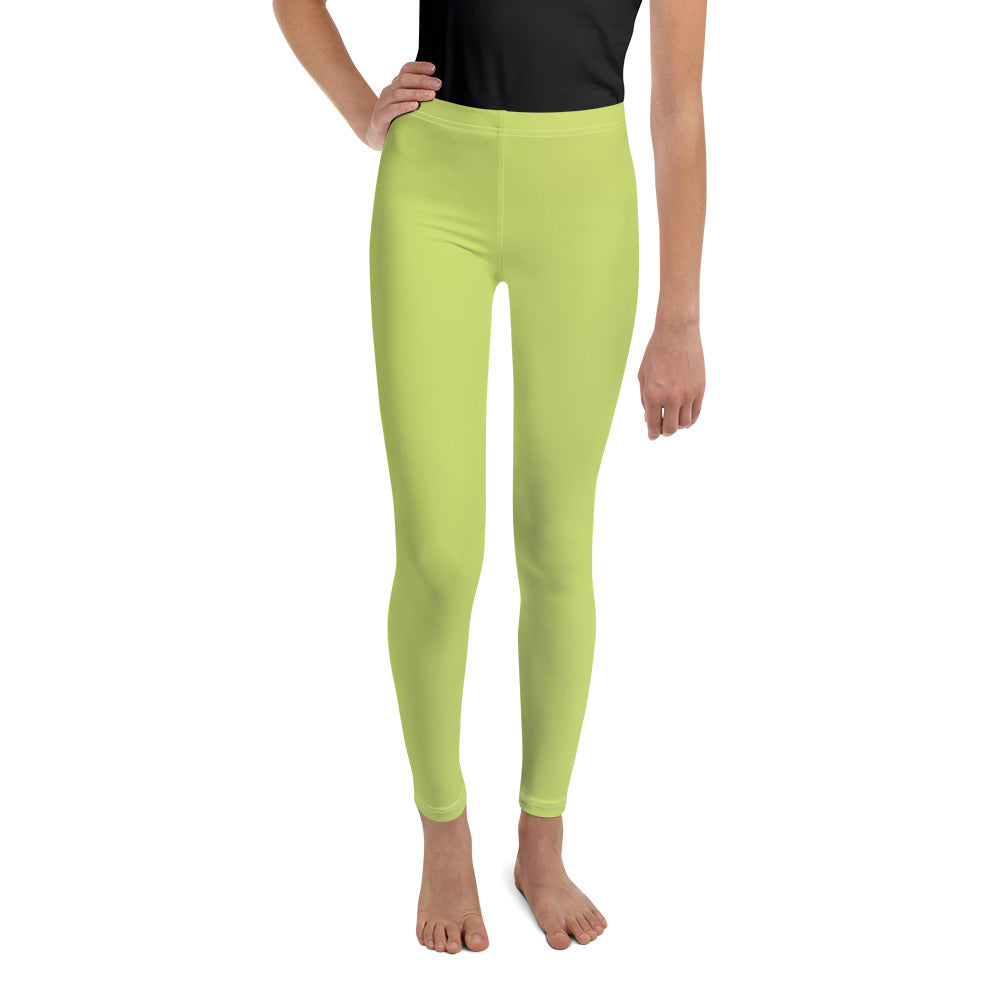 Youth Leggings - Key Lime - Green Cross Clothing,  - Apparel, Clothing, T-shirts, Accessories, Wristbands, Green Cross Clothing - GreenCrossClothing.co, Green Cross Clothing - GreenCrossClothing.co