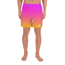 Load image into Gallery viewer, Men&#39;s Athletic Shorts - Magenta &amp; Yellow - Green Cross Clothing,  - Apparel, Clothing, T-shirts, Accessories, Wristbands, Green Cross Clothing - GreenCrossClothing.co, Green Cross Clothing - GreenCrossClothing.co