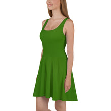 Load image into Gallery viewer, Skater Dress - Key Lime II - Green Cross Clothing,  - Apparel, Clothing, T-shirts, Accessories, Wristbands, Green Cross Clothing - GreenCrossClothing.co, Green Cross Clothing - GreenCrossClothing.co