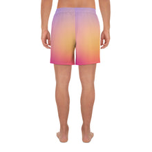 Load image into Gallery viewer, Men&#39;s Athletic Shorts - Periwinkle, Peach, &amp; Magenta - Green Cross Clothing,  - Apparel, Clothing, T-shirts, Accessories, Wristbands, Green Cross Clothing - GreenCrossClothing.co, Green Cross Clothing - GreenCrossClothing.co