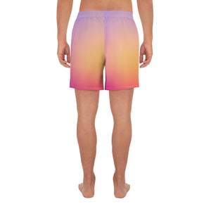 Men's Athletic Shorts - Periwinkle, Peach, & Magenta - Green Cross Clothing,  - Apparel, Clothing, T-shirts, Accessories, Wristbands, Green Cross Clothing - GreenCrossClothing.co, Green Cross Clothing - GreenCrossClothing.co