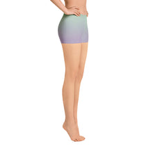 Load image into Gallery viewer, Legging Shorts - Lilac &amp; Mint - Green Cross Clothing,  - Apparel, Clothing, T-shirts, Accessories, Wristbands, Green Cross Clothing - GreenCrossClothing.co, Green Cross Clothing - GreenCrossClothing.co