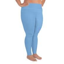 Load image into Gallery viewer, Plus Size Leggings - Blueberry - Green Cross Clothing,  - Apparel, Clothing, T-shirts, Accessories, Wristbands, Green Cross Clothing - GreenCrossClothing.co, Green Cross Clothing - GreenCrossClothing.co