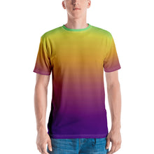 Load image into Gallery viewer, Men&#39;s T-shirt - Green, Yellow, &amp; Purple - Green Cross Clothing,  - Apparel, Clothing, T-shirts, Accessories, Wristbands, Green Cross Clothing - GreenCrossClothing.co, Green Cross Clothing - GreenCrossClothing.co