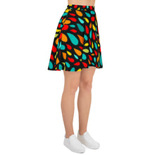 Load image into Gallery viewer, Skater Skirt - Colorful Drops - Green Cross Clothing,  - Apparel, Clothing, T-shirts, Accessories, Wristbands, Green Cross Clothing - GreenCrossClothing.co, Green Cross Clothing - GreenCrossClothing.co