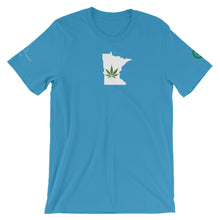 Load image into Gallery viewer, CBD T-Shirt - Minnesota - Green Cross Clothing, State T-shirt - Apparel, Clothing, T-shirts, Accessories, Wristbands, Green Cross Clothing - GreenCrossClothing.co, Green Cross Clothing - GreenCrossClothing.co