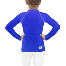 Load image into Gallery viewer, Kids Girls' Sun &amp; Rash Guard - Earth Blue - Green Cross Clothing,  - Apparel, Clothing, T-shirts, Accessories, Wristbands, Green Cross Clothing - GreenCrossClothing.co, Green Cross Clothing - GreenCrossClothing.co
