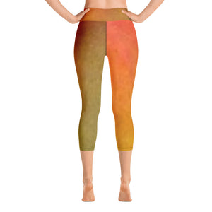 Yoga Capri Leggings - Mango II - Green Cross Clothing,  - Apparel, Clothing, T-shirts, Accessories, Wristbands, Green Cross Clothing - GreenCrossClothing.co, Green Cross Clothing - GreenCrossClothing.co