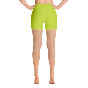Yoga Shorts - Kiwi - Green Cross Clothing,  - Apparel, Clothing, T-shirts, Accessories, Wristbands, Green Cross Clothing - GreenCrossClothing.co, Green Cross Clothing - GreenCrossClothing.co