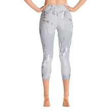 Load image into Gallery viewer, Yoga Capri Leggings - Grey Camo - Green Cross Clothing,  - Apparel, Clothing, T-shirts, Accessories, Wristbands, Green Cross Clothing - GreenCrossClothing.co, Green Cross Clothing - GreenCrossClothing.co