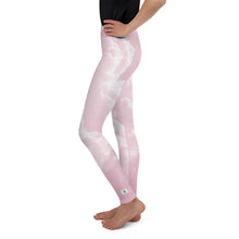 Load image into Gallery viewer, Youth Leggings - Pink Clouds - Green Cross Clothing,  - Apparel, Clothing, T-shirts, Accessories, Wristbands, Green Cross Clothing - GreenCrossClothing.co, Green Cross Clothing - GreenCrossClothing.co