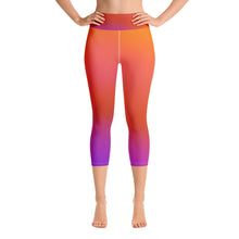 Load image into Gallery viewer, Yoga Capri Leggings - Candle Light - Green Cross Clothing,  - Apparel, Clothing, T-shirts, Accessories, Wristbands, Green Cross Clothing - GreenCrossClothing.co, Green Cross Clothing - GreenCrossClothing.co