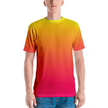 Load image into Gallery viewer, Men&#39;s T-shirt - Yellow &amp; Red Raspberry - Green Cross Clothing,  - Apparel, Clothing, T-shirts, Accessories, Wristbands, Green Cross Clothing - GreenCrossClothing.co, Green Cross Clothing - GreenCrossClothing.co