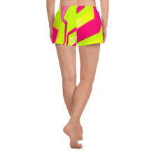 Load image into Gallery viewer, Women&#39;s Athletic Shorts - Neon - Green Cross Clothing,  - Apparel, Clothing, T-shirts, Accessories, Wristbands, Green Cross Clothing - GreenCrossClothing.co, Green Cross Clothing - GreenCrossClothing.co