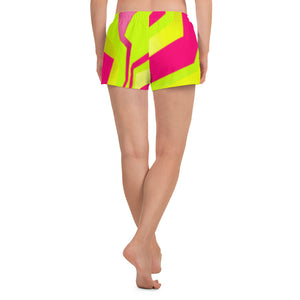 Women's Athletic Shorts - Neon - Green Cross Clothing,  - Apparel, Clothing, T-shirts, Accessories, Wristbands, Green Cross Clothing - GreenCrossClothing.co, Green Cross Clothing - GreenCrossClothing.co